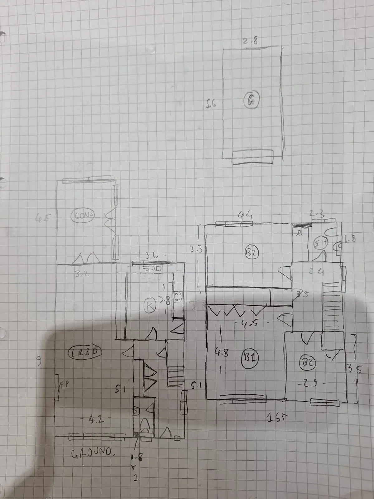 Before Floor Plan Sketch